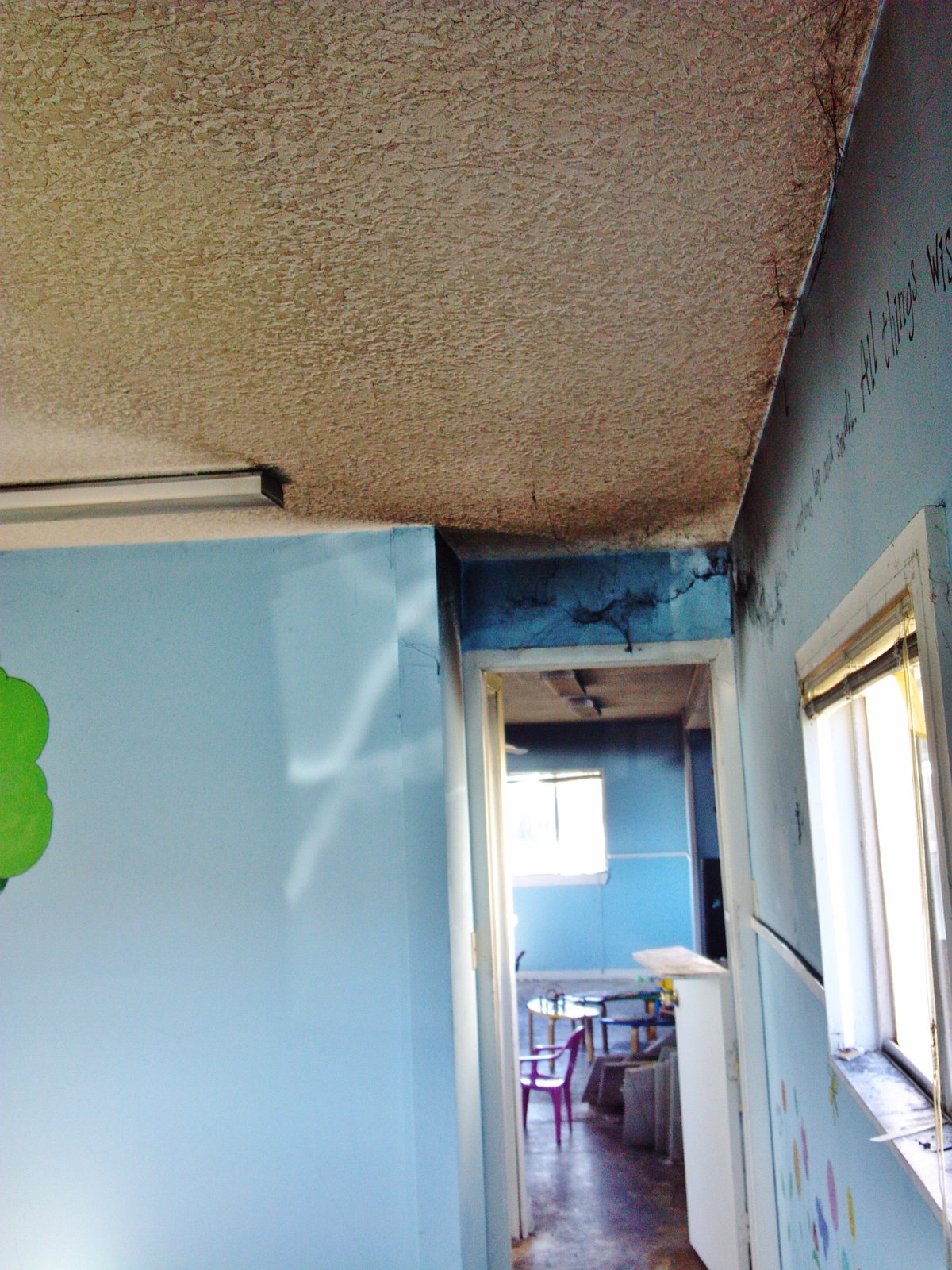 Westside Jacksonville church interior before drywall and paint